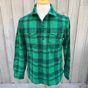 Polo Ralph Lauren Green Plaid Pullover Flannel Shirt